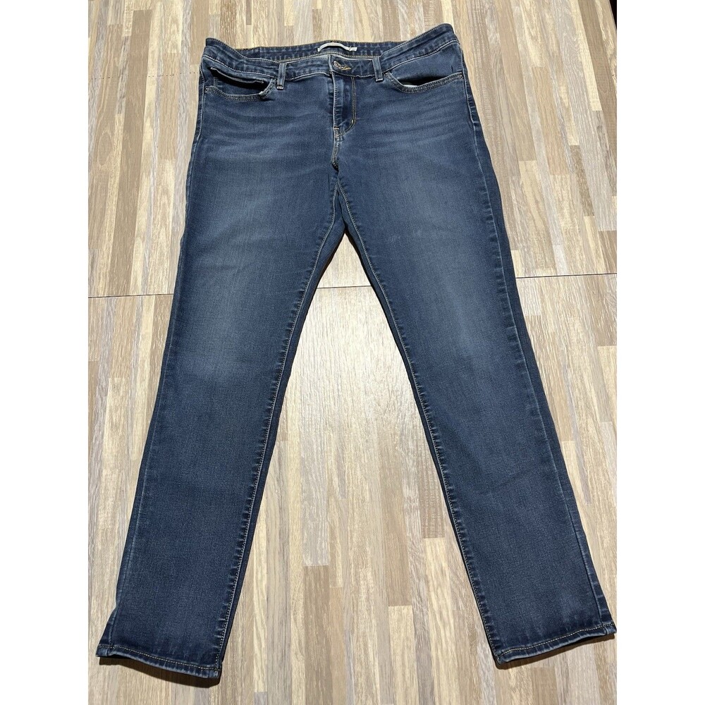 Levi's 711 Skinny Jeans Women's Size 31 Stretch Blue Denim Casual